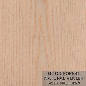 Lembar Veneer Kayu ASH Alami Butir Khusus Disesuaikan Untuk Pintu