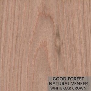 Veneer Kayu Ek Putih Disesuaikan Veneer Kayu Ek Asap Kasar ISO