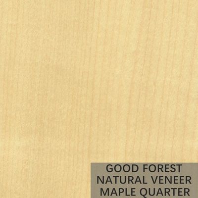 Hotel Birds Eye Maple Veneer Kayu Buatan Khusus Alami