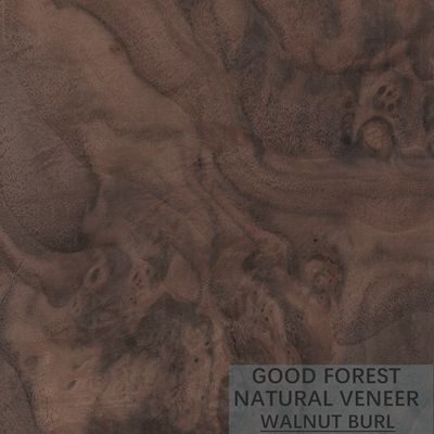 Grain Crotch Natural Wood Veneer Sheets Quarter Cut American Walnut