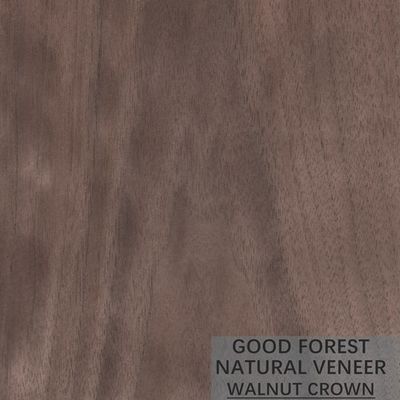 Grain Crotch Natural Wood Veneer Sheets Quarter Cut American Walnut