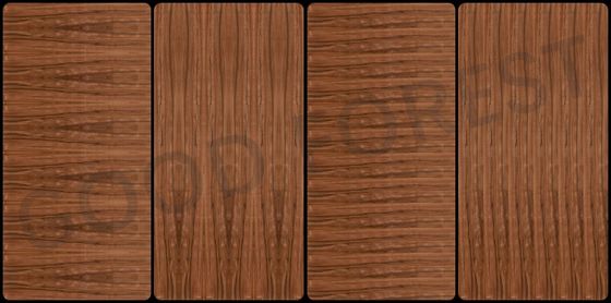 OEM Natural Apple Wood Veneer Vertikal Grain Quarter Cut Veneer