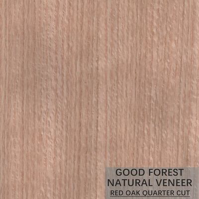 Veneer Kayu Ek Merah Asap / Veneer Alami Kayu Lapis Quarter Cut FSC