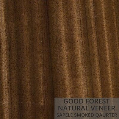 Veneer Kayu Sapele Alami Berpola Veneer Serat Kayu Untuk Dekorasi