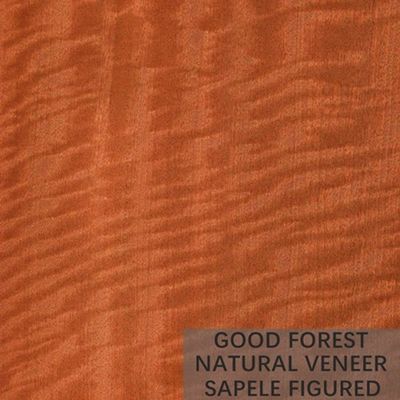 Veneer Kayu Sapele Alami Berpola Veneer Serat Kayu Untuk Dekorasi
