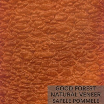 Veneer Kayu Sapele Alami Berpola Veneer Serat Kayu Untuk Dekorasi
