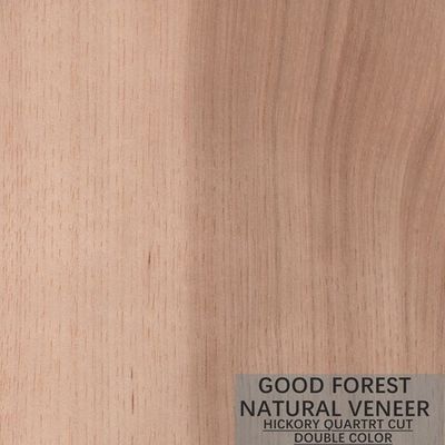 Veneer Kayu Hickory Alami Warna Ganda Kabinet Veneer Kayu Populer FSC