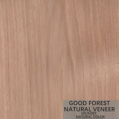 Veneer Kayu Hickory Alami Warna Ganda Kabinet Veneer Kayu Populer FSC