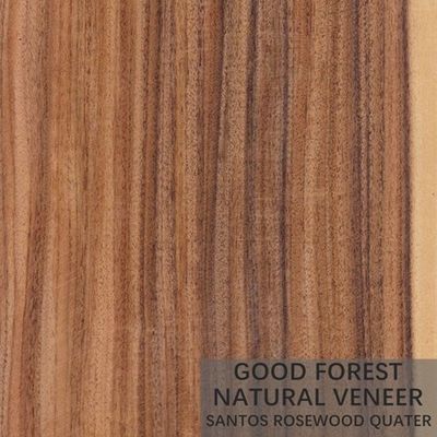 Hotel Rosewood Veneer Kayu Alami Crown Cut Quarter Lurus