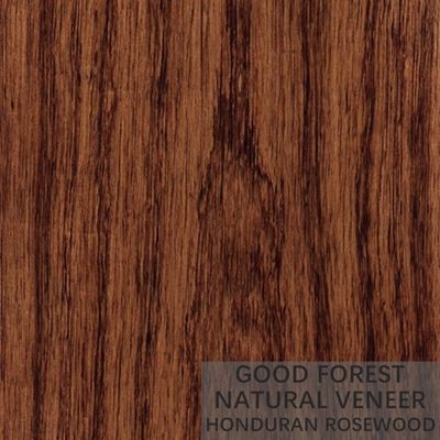 Hotel Rosewood Veneer Kayu Alami Crown Cut Quarter Lurus