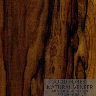 Hotel Rosewood Veneer Kayu Alami Crown Cut Quarter Lurus