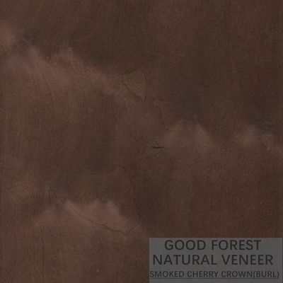 Dekorasi Natural Cherry Veneer Quarter Cut Warna Asap Populer