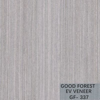 Fancy Recomposed Oak Wood Veneer Silver Pear Vertical Grain Disesuaikan