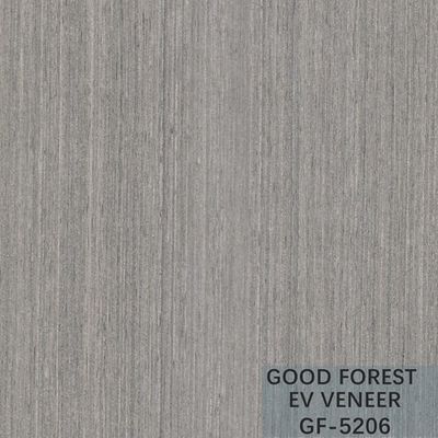 Fancy Recomposed Oak Wood Veneer Silver Pear Vertical Grain Disesuaikan