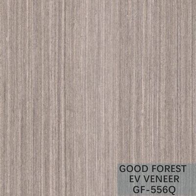 Fancy Recomposed Oak Wood Veneer Silver Pear Vertical Grain Disesuaikan