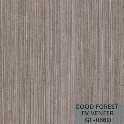 Fancy Recomposed Oak Wood Veneer Silver Pear Vertical Grain Disesuaikan