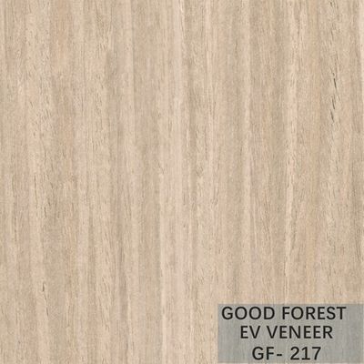 Man Made Oak Wood Veneer Kayu Qiuxiang Yang Sangat Baik Dengan Garis Lurus