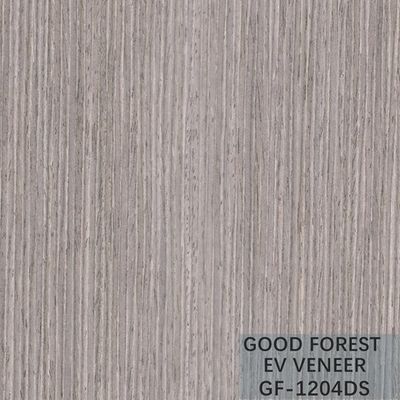 Man Made Oak Wood Veneer Kayu Qiuxiang Yang Sangat Baik Dengan Garis Lurus