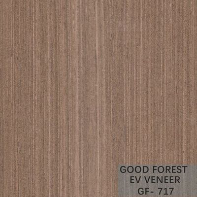 Veneer Kayu Direkayasa Pear Oak Brown Warna Quarter Cut Disesuaikan