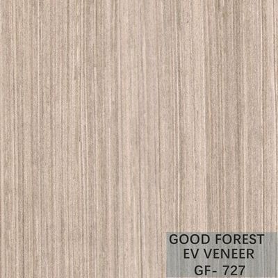 Veneer Kayu Direkayasa Pear Oak Brown Warna Quarter Cut Disesuaikan