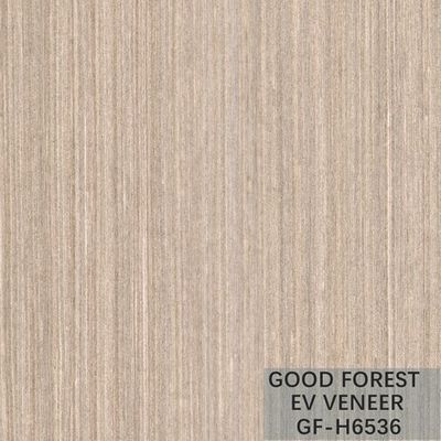 Veneer Kayu Direkayasa Pear Oak Brown Warna Quarter Cut Disesuaikan