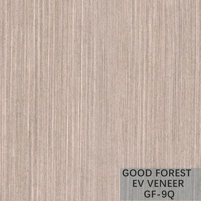 Veneer Kayu Direkayasa Pear Oak Brown Warna Quarter Cut Disesuaikan