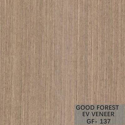Veneer Kayu Direkayasa Pear Oak Brown Warna Quarter Cut Disesuaikan
