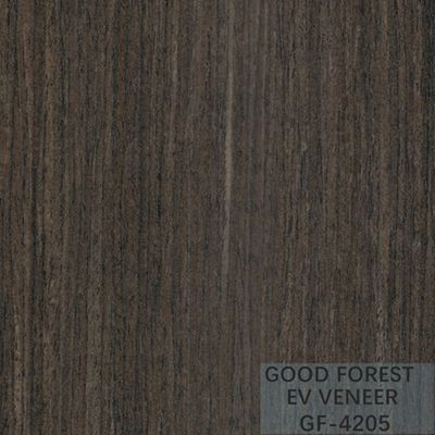EV Black Oak Wood Veneer Pintu Interior Veneer Ek Komposit Dibentuk Kembali