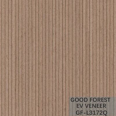 EV Veneer Zebra Direkayasa Veneer Kayu Warna Alami Serat Lurus