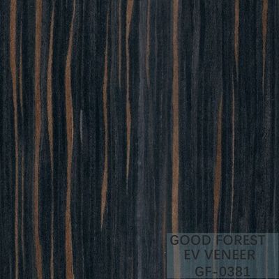 Veneer Kayu Rekayasa Veneer Kayu Ebony Ketebalan 0,15-0,55 mm