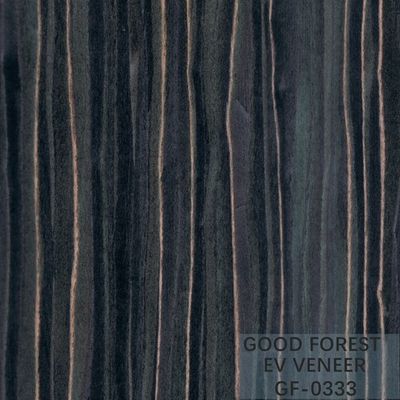 Veneer Kayu Rekayasa Veneer Kayu Ebony Ketebalan 0,15-0,55 mm