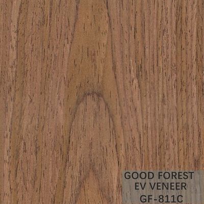 Veneer Kayu Rekayasa Veneer EV Black Walnut Crown Cut Natural