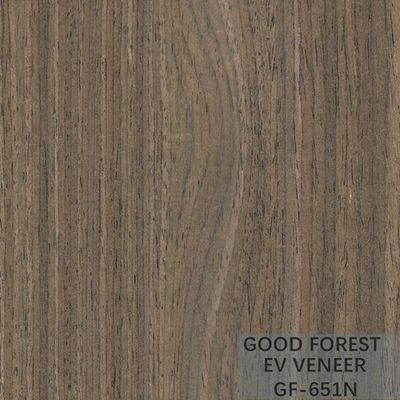 Veneer Kayu Rekayasa Veneer EV Black Walnut Crown Cut Natural