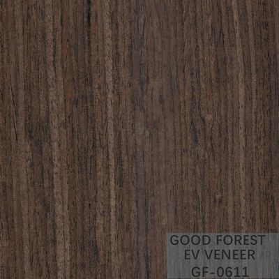 Veneer Kayu Direkayasa Black Walnut Veneer Kayu Lurus Disesuaikan