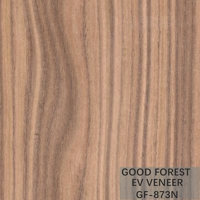 Veneer Kayu Rekayasa EV Veneer Natural Walnut Ketebalan 0,15-0,55 mm