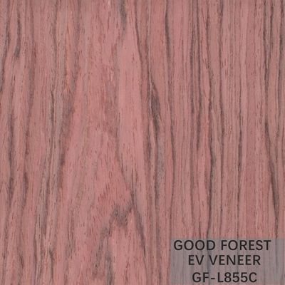 Direkayasa Veneer Kayu Bubinga Crown Cut Wood Veneer Sliced ​​Cut Technics