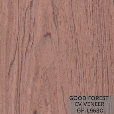 Direkayasa Veneer Kayu Bubinga Crown Cut Wood Veneer Sliced ​​Cut Technics