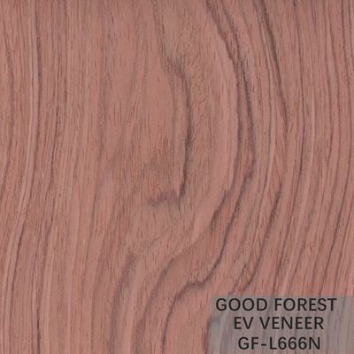Direkayasa Veneer Kayu Bubinga Crown Cut Wood Veneer Sliced ​​Cut Technics