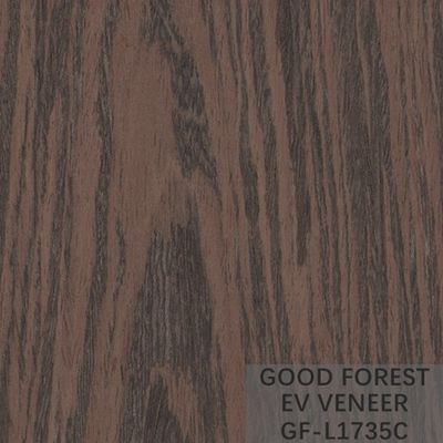 Veneer Kayu Rekayasa Veneer Kayu Sayap Ayam Wenge 2500 * 640 mm