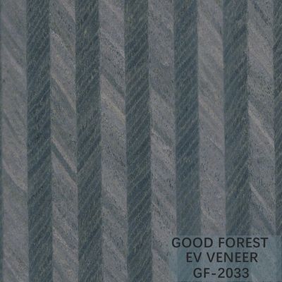Veneer Kayu Rekayasa EV Veneer Arrow &amp; Wing Wood Warna Natural