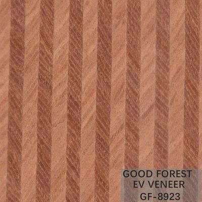 Veneer Kayu Rekayasa EV Veneer Arrow &amp; Wing Wood Warna Natural