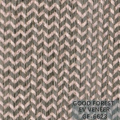 Veneer Kayu Rekayasa EV Veneer Arrow &amp; Wing Wood Warna Natural