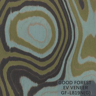 Direkayasa Veneer Kayu Akar Pohon Veneer Kayu Alami/Warna Dicelup