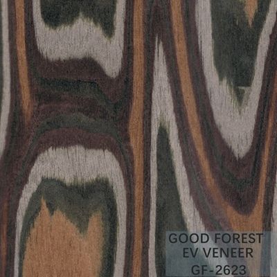 Direkayasa Veneer Kayu Akar Pohon Veneer Kayu Alami/Warna Dicelup