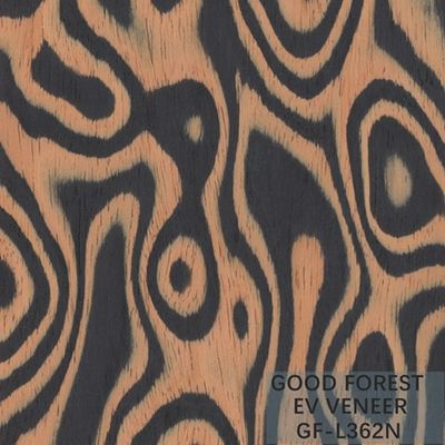 Direkayasa Veneer Kayu Pohon Burl Veneer Kayu EV 2500*640 mm Ukuran