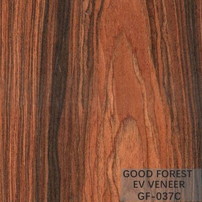 Direkayasa Veneer Kayu Brazil Santos Rose Veneer Kayu Warna Alami