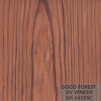 Veneer Kayu Rekayasa Red Santos Rose Wood Ukuran 2500*640 mm