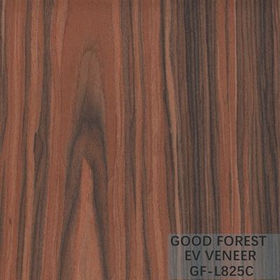 Direkayasa Veneer Santos Rose Wood Crown Cut Layanan Disesuaikan