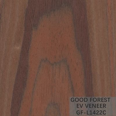Direkayasa Veneer Santos Rose Wood Crown Cut Layanan Disesuaikan