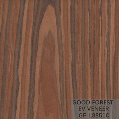 Direkayasa Veneer Santos Rose Wood Crown Cut Layanan Disesuaikan